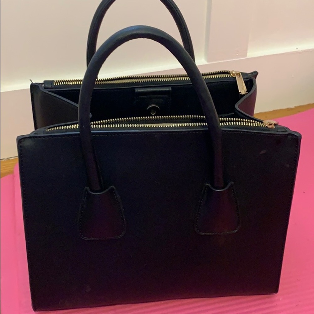 Black handbag